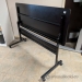 Black Rolling Office Work Table 60" x 24"